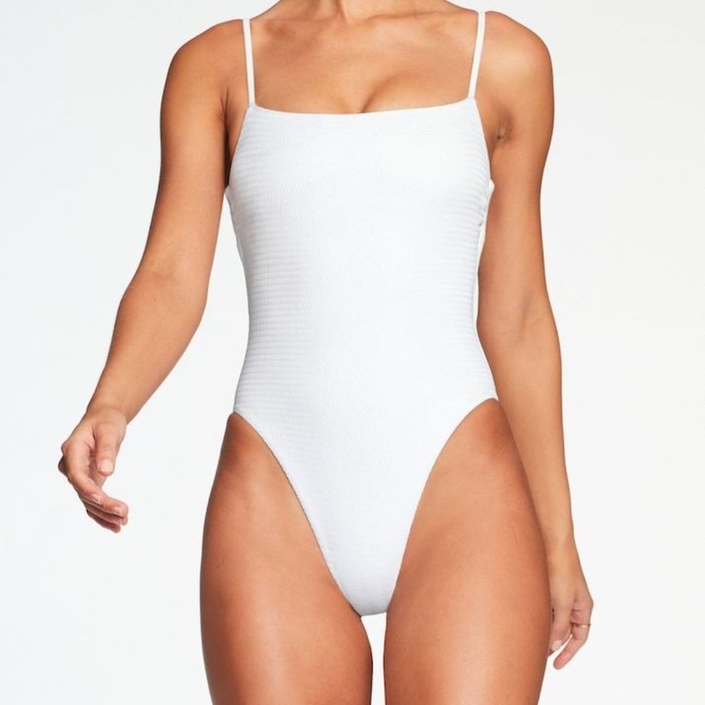 NWT - Vitamin A Jenna Bodysuit - White